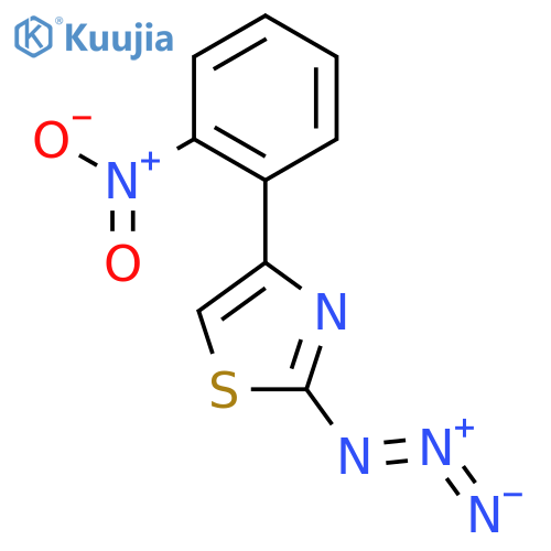 Thiazole, 2-azido-4-(2-nitrophenyl)- structure
