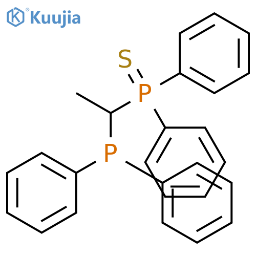 [1-(Diphenylphosphanyl)ethyl](diphenyl)sulfanylidene-lambda~5~-phosphane structure