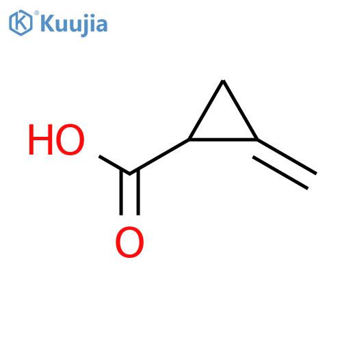 2-methylidenecyclopropane-1-carboxylic acid structure