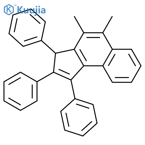 3H-Benz[e]indene, 4,5-dimethyl-1,2,3-triphenyl- structure