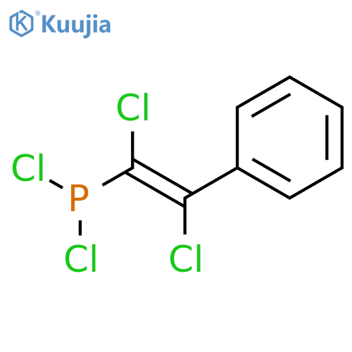 Phosphonous dichloride, (1,2-dichloro-2-phenylethenyl)- structure