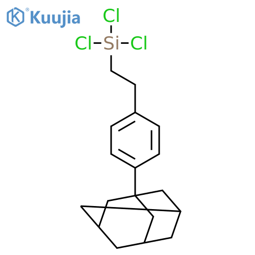 SILANE, TRICHLORO[2-(4-TRICYCLO[3.3.1.13,7]DEC-1-YLPHENYL)ETHYL]- structure
