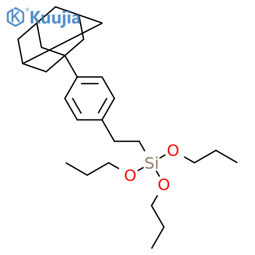 Silane, tripropoxy[2-(4-tricyclo[3.3.1.13,7]dec-1-ylphenyl)ethyl]- structure