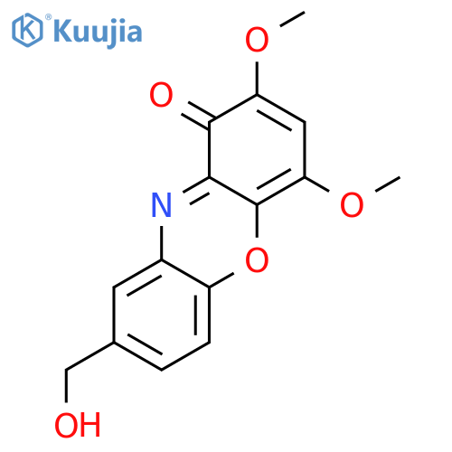 2,4-Dimethoxy-8-hydroxymethyl-phenoxazon structure
