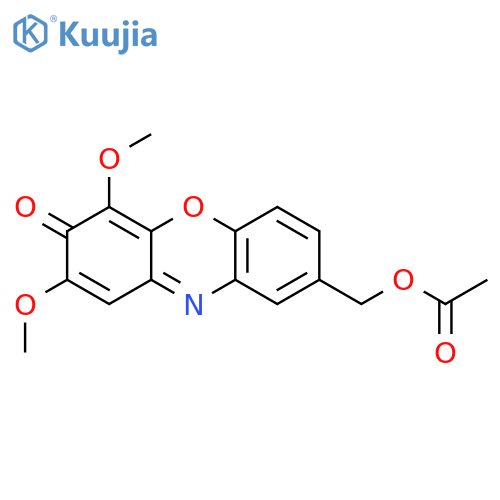 3H-Phenoxazin-3-one, 8-[(acetyloxy)methyl]-2,4-dimethoxy- structure