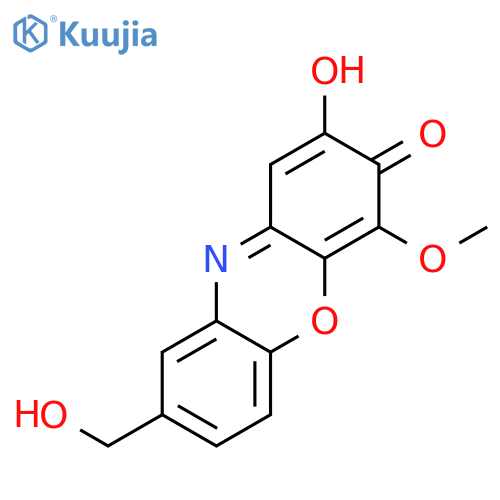 3H-Phenoxazin-3-one, 2-hydroxy-8-(hydroxymethyl)-4-methoxy- structure