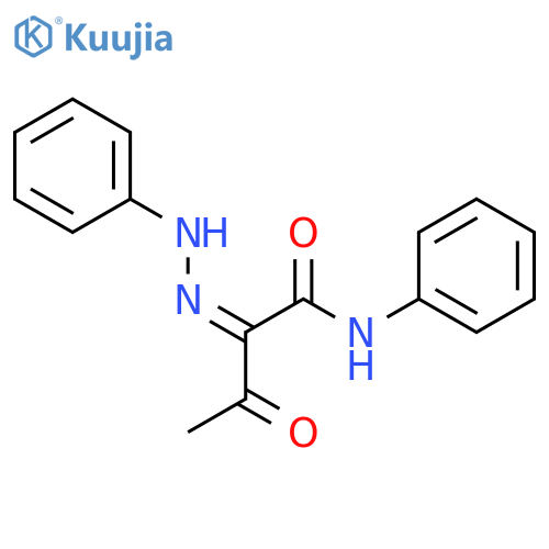 Butanamide, 3-oxo-N-phenyl-2-(phenylhydrazono)-, (Z)- structure