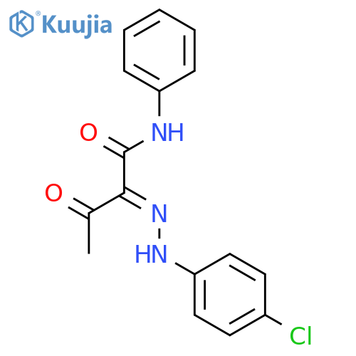 Butanamide, 2-[(4-chlorophenyl)hydrazono]-3-oxo-N-phenyl-, (Z)- structure
