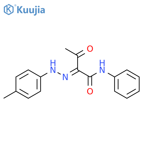 Butanamide, 2-[(4-methylphenyl)hydrazono]-3-oxo-N-phenyl-, (Z)- structure