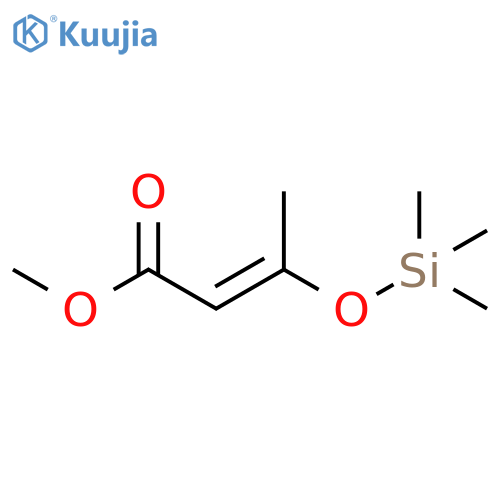 3-(Trimethylsilyloxy)-2-butenoic Acid Methyl Ester structure