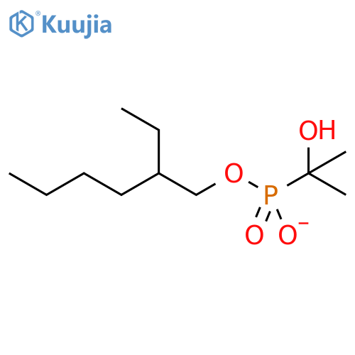 Phosphonic acid, (1-hydroxy-1-methylethyl)-, mono(2-ethylhexyl) ester structure