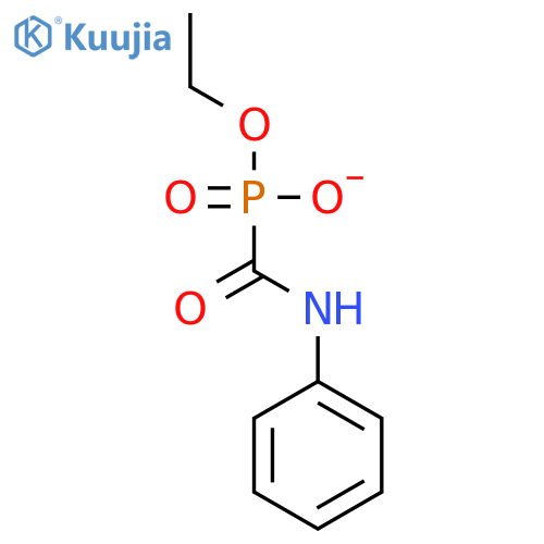 Phosphonic acid, [(phenylamino)carbonyl]-, monoethyl ester structure