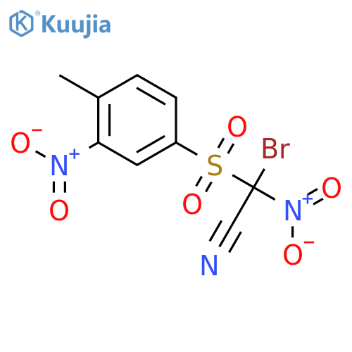 Acetonitrile, bromo[(4-methyl-3-nitrophenyl)sulfonyl]nitro- structure