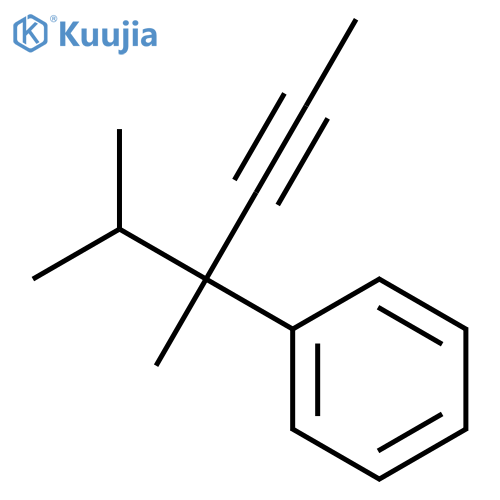 Benzene, [1-methyl-1-(1-methylethyl)-2-butynyl]- structure