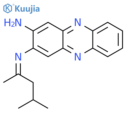 2,3-Phenazinediamine, N-(1,3-dimethylbutylidene)- structure