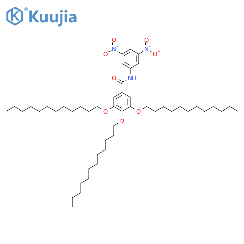 Benzamide, N-(3,5-dinitrophenyl)-3,4,5-tris(dodecyloxy)- structure