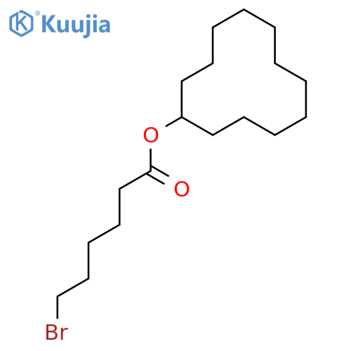 HEXANOIC ACID, 6-BROMO-, CYCLODODECYL ESTER structure
