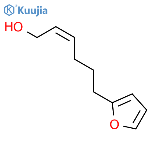 2-Hexen-1-ol, 6-(2-furanyl)-, (2Z)- structure