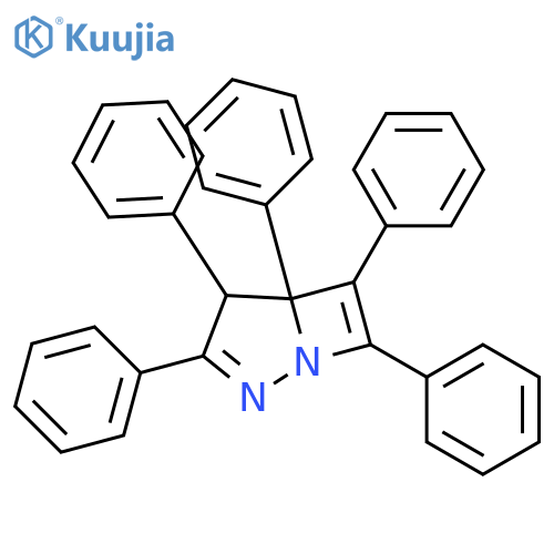 1,2-Diazabicyclo[3.2.0]hepta-2,6-diene, 3,4,5,6,7-pentaphenyl-, cis- structure