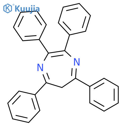 6H-1,4-Diazepine, 2,3,5,7-tetraphenyl- structure