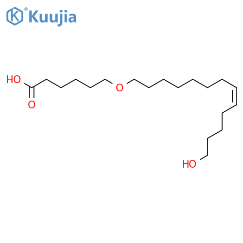 Hexanoic acid, 6-[[(8Z)-13-hydroxy-8-tridecenyl]oxy]- structure