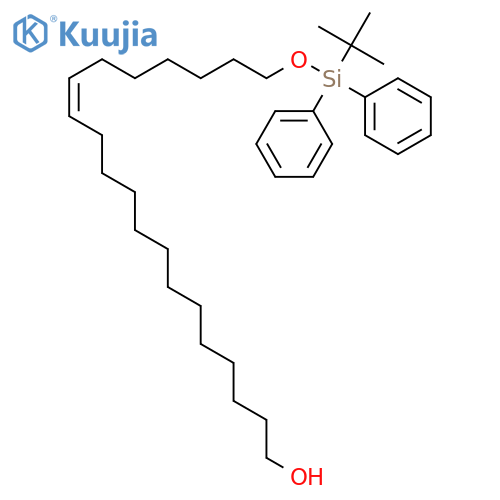 13-EICOSEN-1-OL, 20-[[(1,1-DIMETHYLETHYL)DIPHENYLSILYL]OXY]-, (13Z)- structure