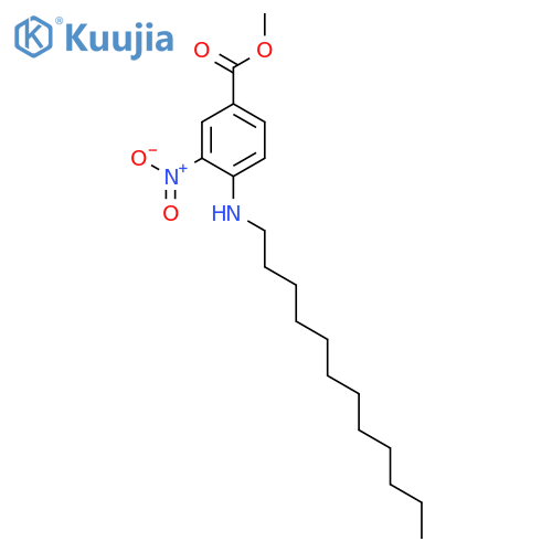 BENZOIC ACID, 4-(DODECYLAMINO)-3-NITRO-, METHYL ESTER structure