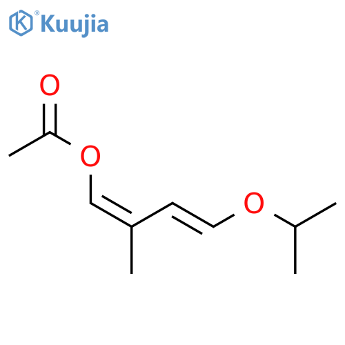 1,3-Butadien-1-ol, 2-methyl-4-(1-methylethoxy)-, acetate, (Z,E)- structure