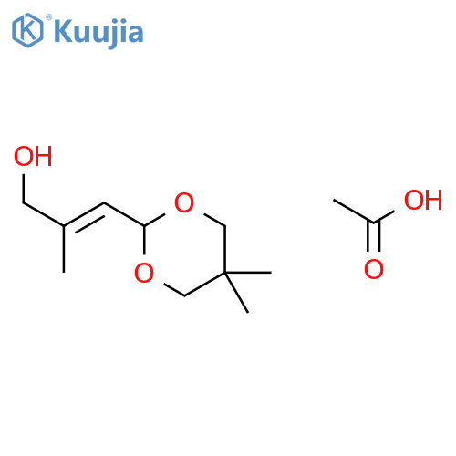 2-Propen-1-ol, 3-(5,5-dimethyl-1,3-dioxan-2-yl)-2-methyl-, acetate, (E)- structure