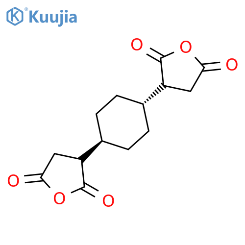 2,5-Furandione, 3,3'-trans-1,4-cyclohexanediylbis[dihydro- structure