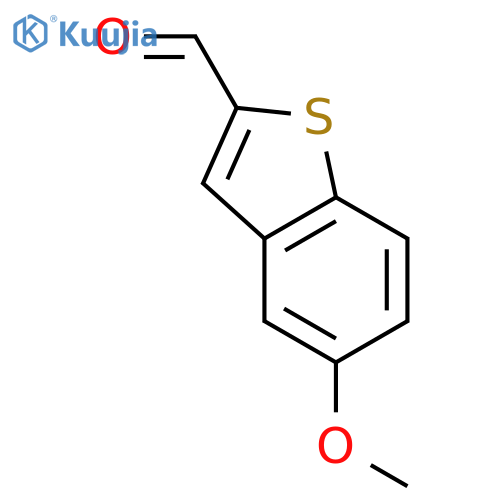 5-methoxy-1-benzothiophene-2-carbaldehyde structure