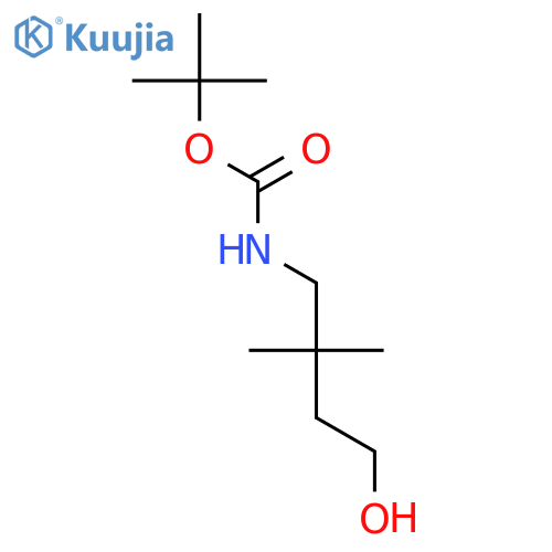Carbamic acid, (4-hydroxy-2,2-dimethylbutyl)-, 1,1-dimethylethyl ester (9CI) structure