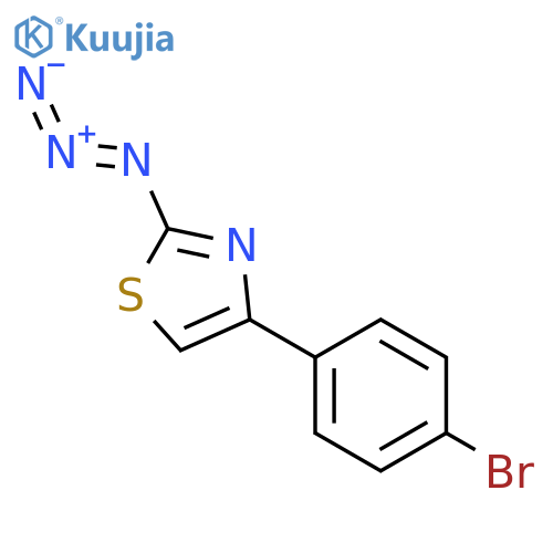 Thiazole, 2-azido-4-(4-bromophenyl)- structure