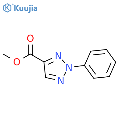 2H-1,2,3-TRIAZOLE-4-CARBOXYLIC ACID, 2-PHENYL-, METHYL ESTER structure