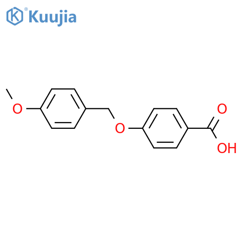 Benzoic acid, 4-[(4-methoxyphenyl)methoxy]- structure