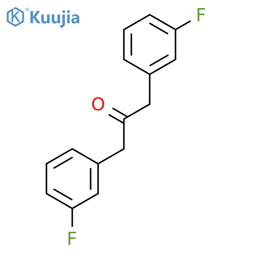2-Propanone, 1,3-bis(3-fluorophenyl)- structure