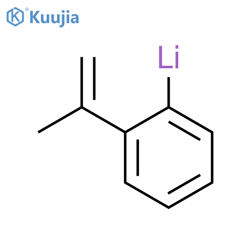 Lithium, [2-(1-methylethenyl)phenyl]- structure