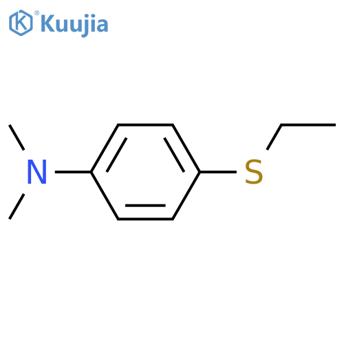 Benzenamine, 4-(ethylthio)-N,N-dimethyl- structure