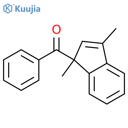 Methanone, (1,3-dimethyl-1H-inden-1-yl)phenyl- structure
