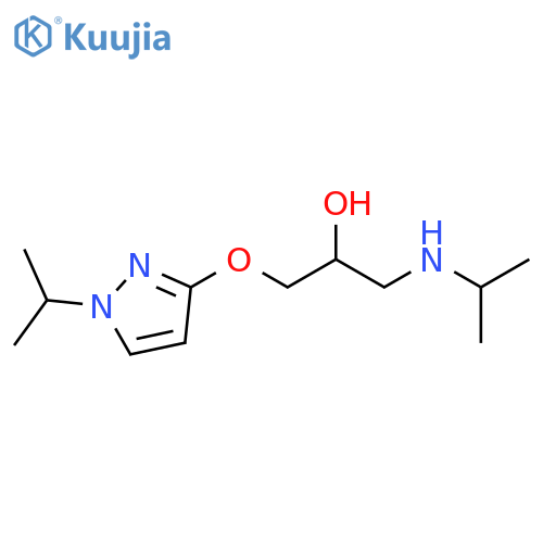 2-Propanol,1-[(1-methylethyl)amino]-3-[[1-(1-methylethyl)-1H-pyrazol-3-yl]oxy]- structure