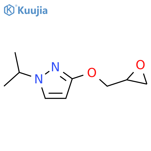1H-Pyrazole, 1-(1-methylethyl)-3-(oxiranylmethoxy)- structure