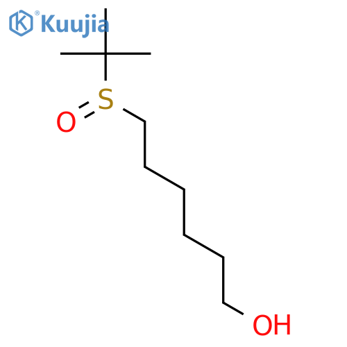 1-Hexanol, 6-[(1,1-dimethylethyl)sulfinyl]- structure