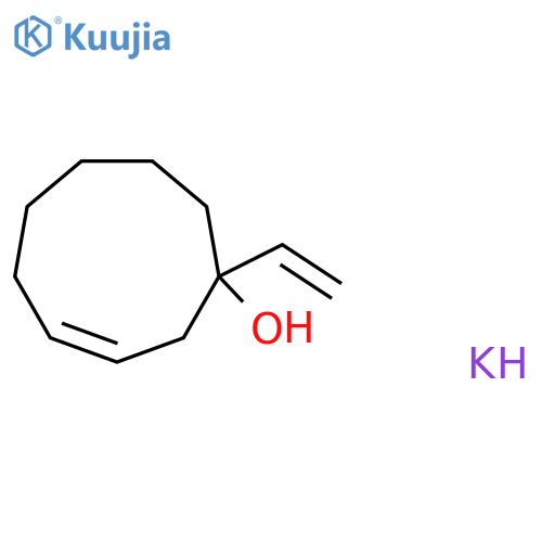 3-Cyclononen-1-ol, 1-ethenyl-, potassium salt, (Z)- (9CI) structure