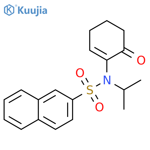 2-Naphthalenesulfonamide,N-(1-methylethyl)-N-(6-oxo-1-cyclohexen-1-yl)- structure