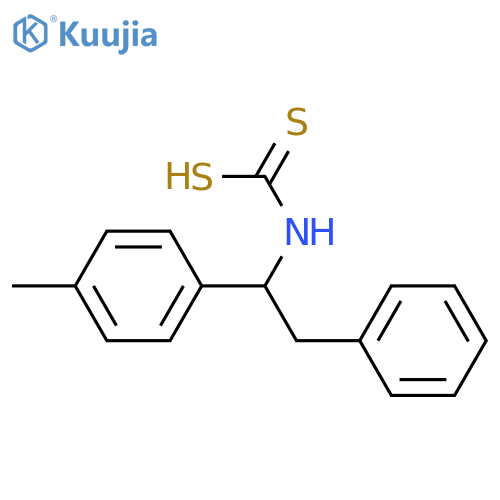 Carbamodithioic acid, [1-(4-methylphenyl)-2-phenylethyl]- structure