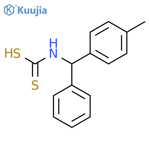Carbamodithioic acid, [(4-methylphenyl)phenylmethyl]- structure