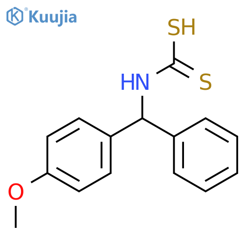 Carbamodithioic acid, [(4-methoxyphenyl)phenylmethyl]- structure