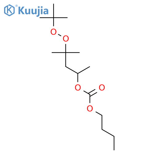 Carbonic acid, butyl 3-[(1,1-dimethylethyl)dioxy]-1,3-dimethylbutyl ester structure