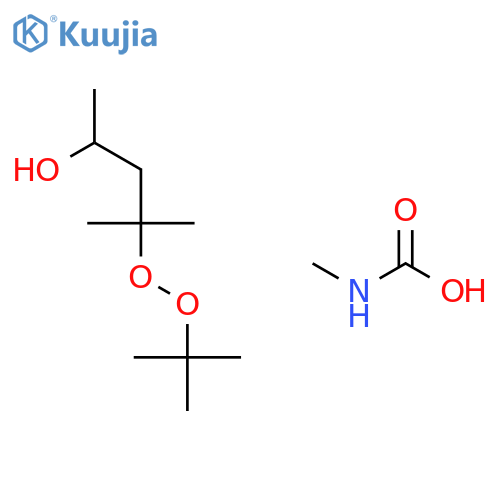 2-Pentanol, 4-[(1,1-dimethylethyl)dioxy]-4-methyl-, methylcarbamate structure