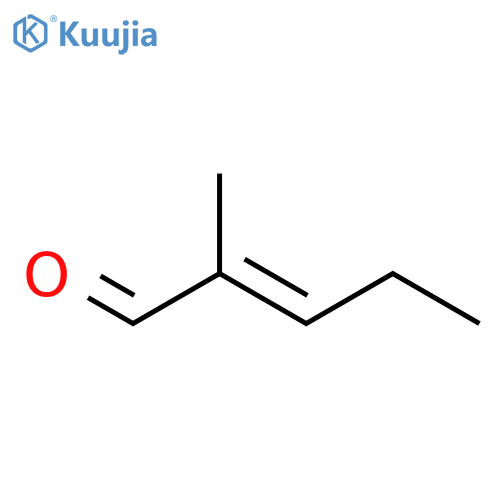 2-methylpent-2-enal structure